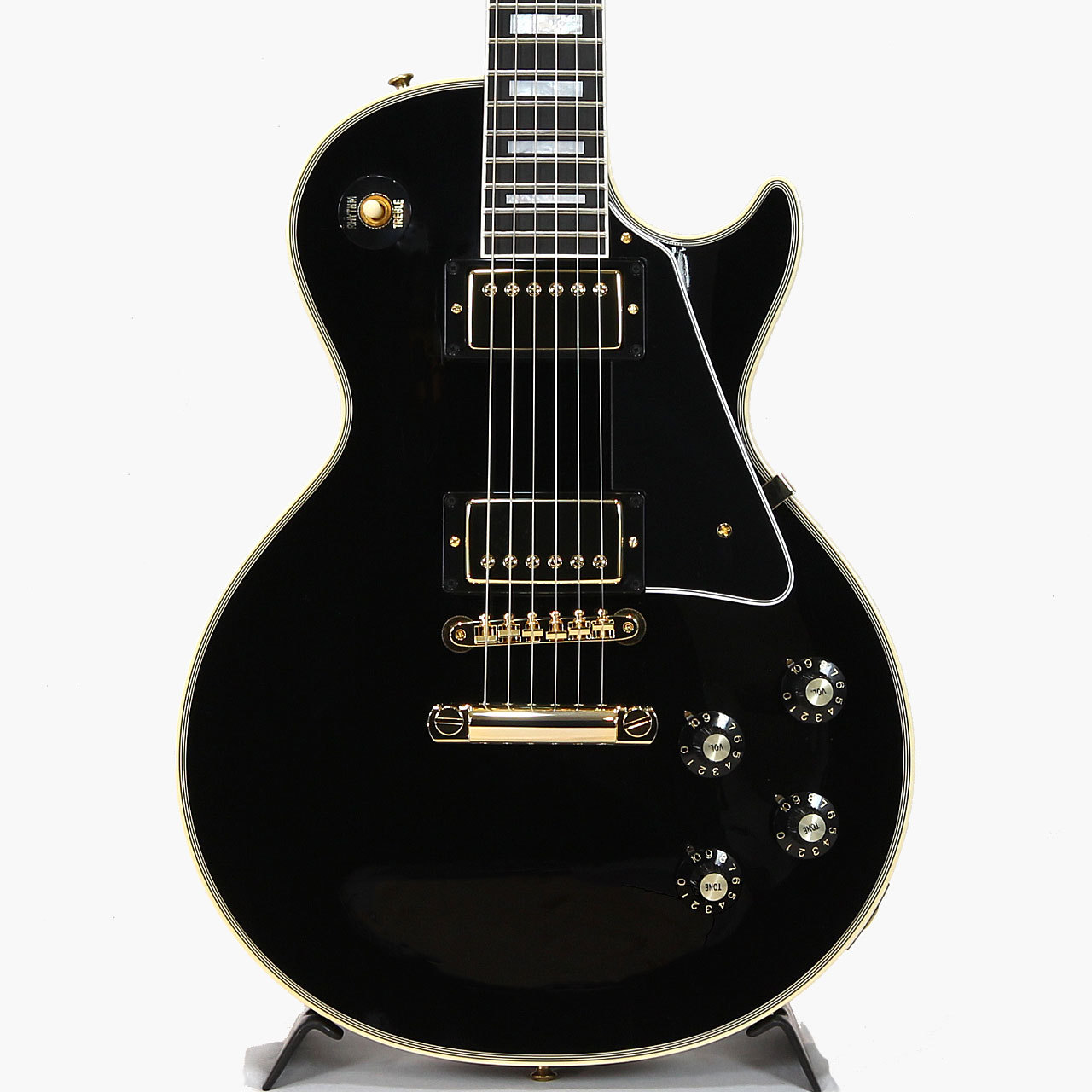 Sword Les Paul custom Ebony 約4.0kg Gibson Murphy Lab 1968 Les Paul Custom Ebony Ultra Light