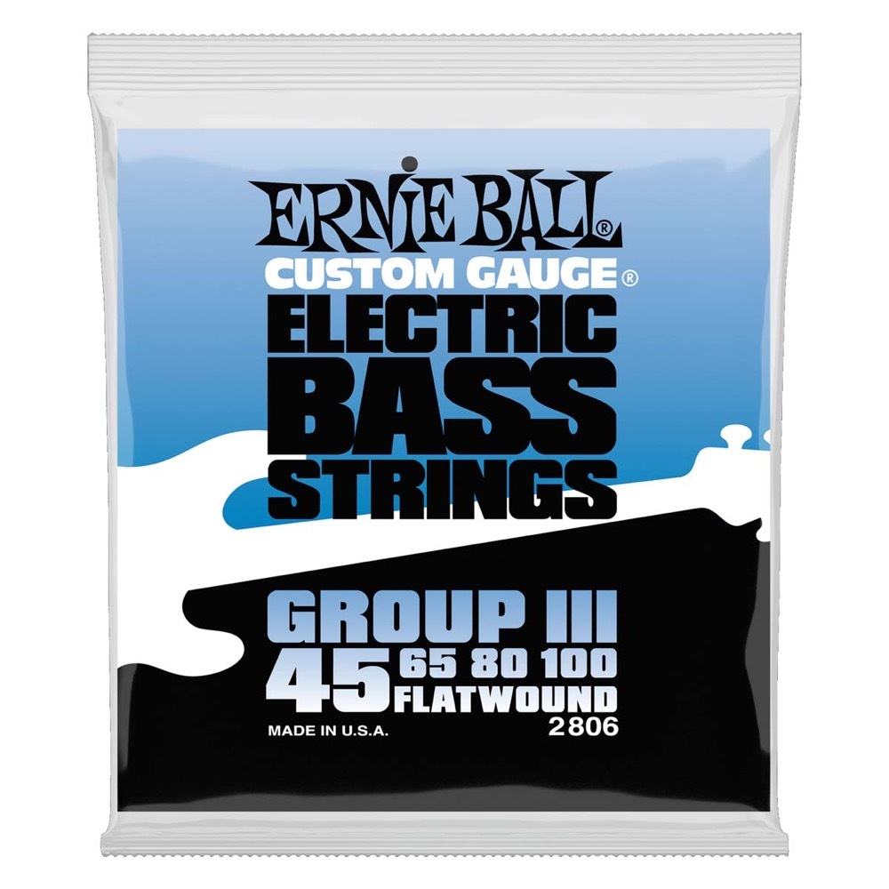 ERNIE BALL アーニーボール 2806 Flatwound Group III 45-100 Gauge