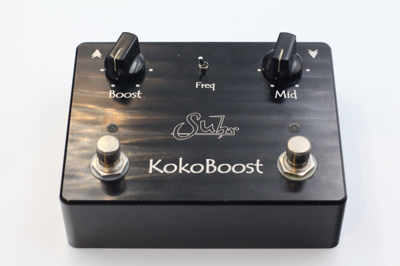 Suhr Koko Boost サー ココブースト ギター ベース ブースター Suhr Koko Boost Black Edition｜ミュージックランドKEY