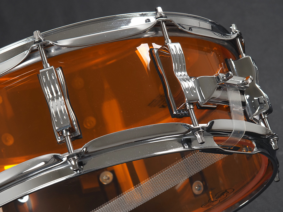 Ludwig LS901V Vistalite Amber スネアドラム 14