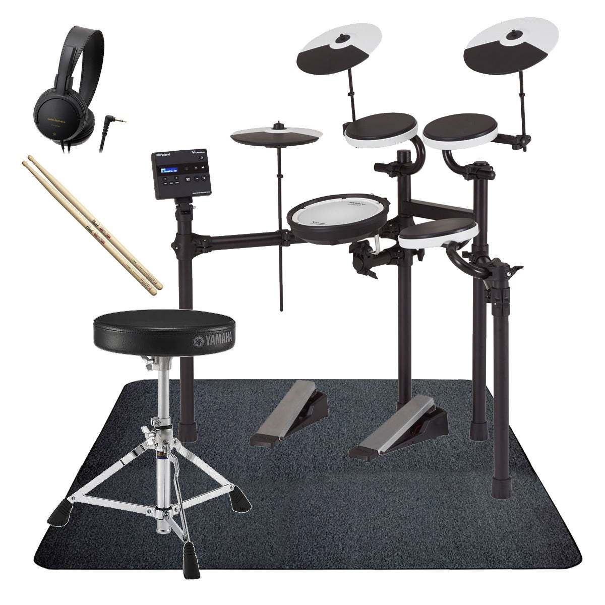 Roland TD-02KV ヤマハのドラムイスを採用したスターターセット SELVA