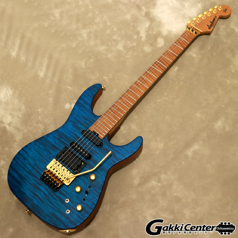 Jackson USA USA Signature Phil Collen PC1, Satin Transparent Blue