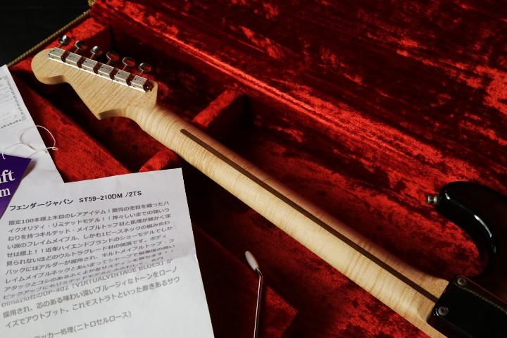 Fender Japan ST59-210DM ワーモスUSA製ネック ディマジオPU
