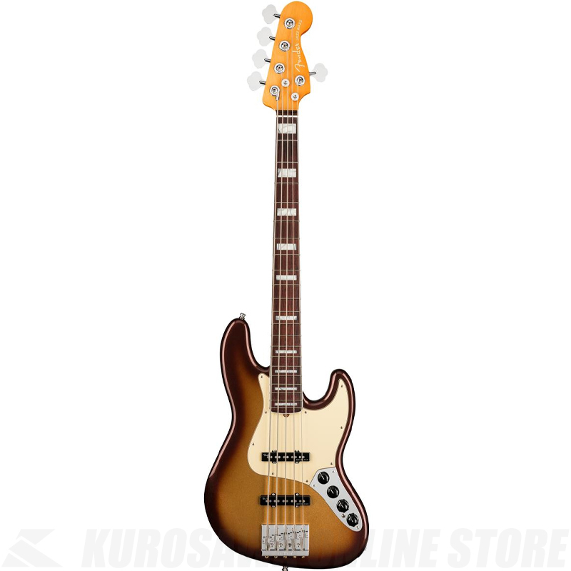 Fender American Ultra Jazz Bass V, Rosewood, Mocha Burst  【アクセサリープレゼント】(ご予約受付中)（新品/送料無料）【楽器検索デジマート】