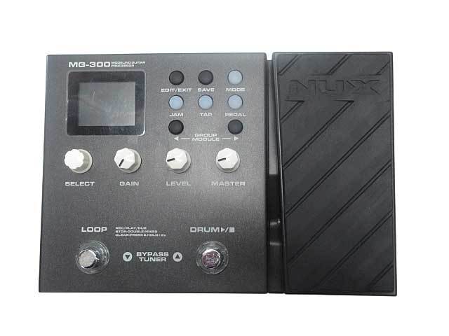 ほぼ未使用品 NUX MG-300 モデリングギタープロセッサー　MG300 NUX MG-300 モデリングギタープロセッサー マルチエフェクター ほぼ未