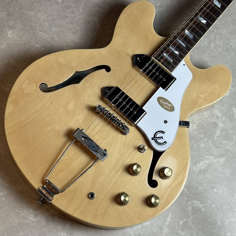 Epiphone Casino Natural エレキギター フルアコ カジノ 【現物画像