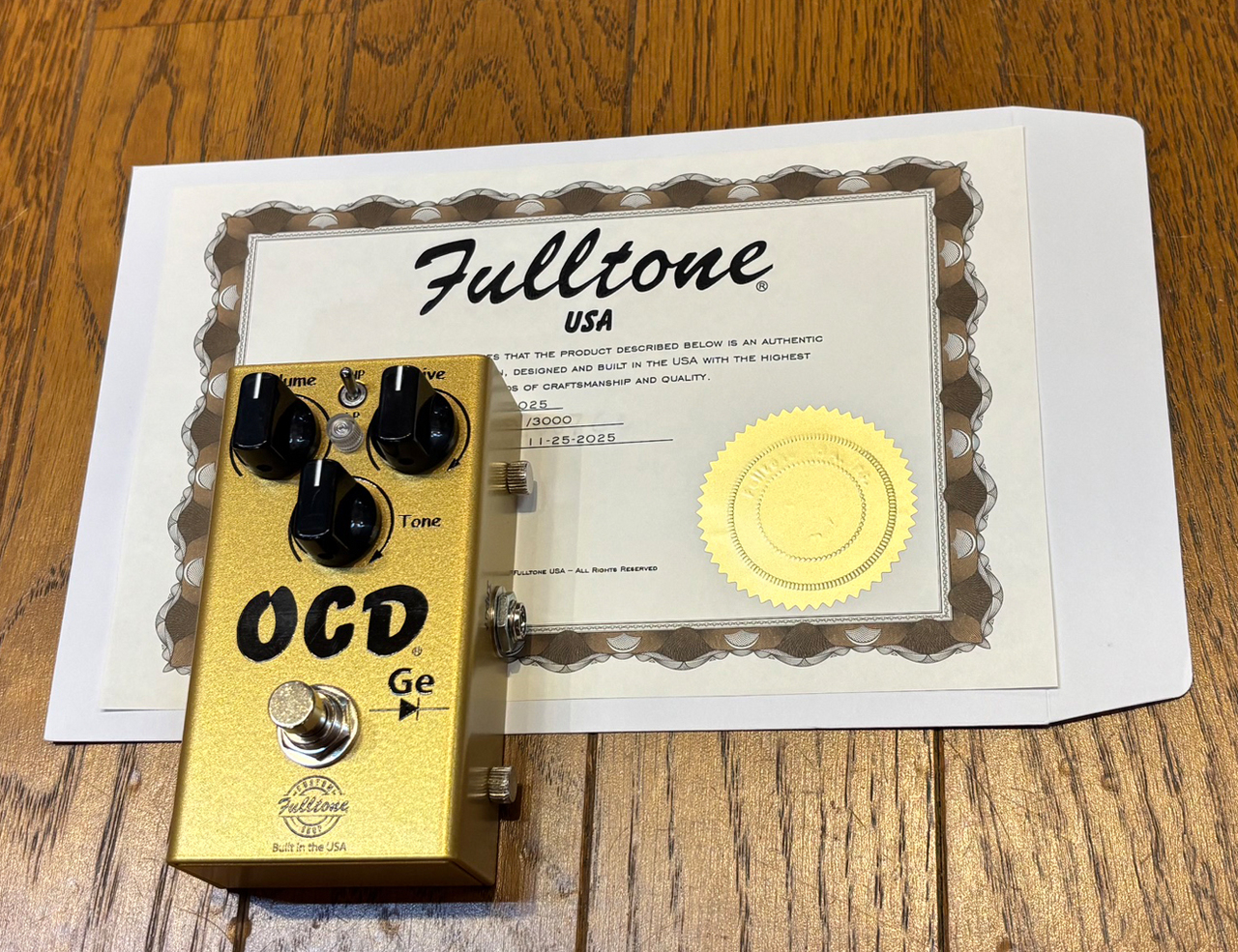 Fulltone Gold Limited Edition OCD GE（新品）【楽器検索デジマート】