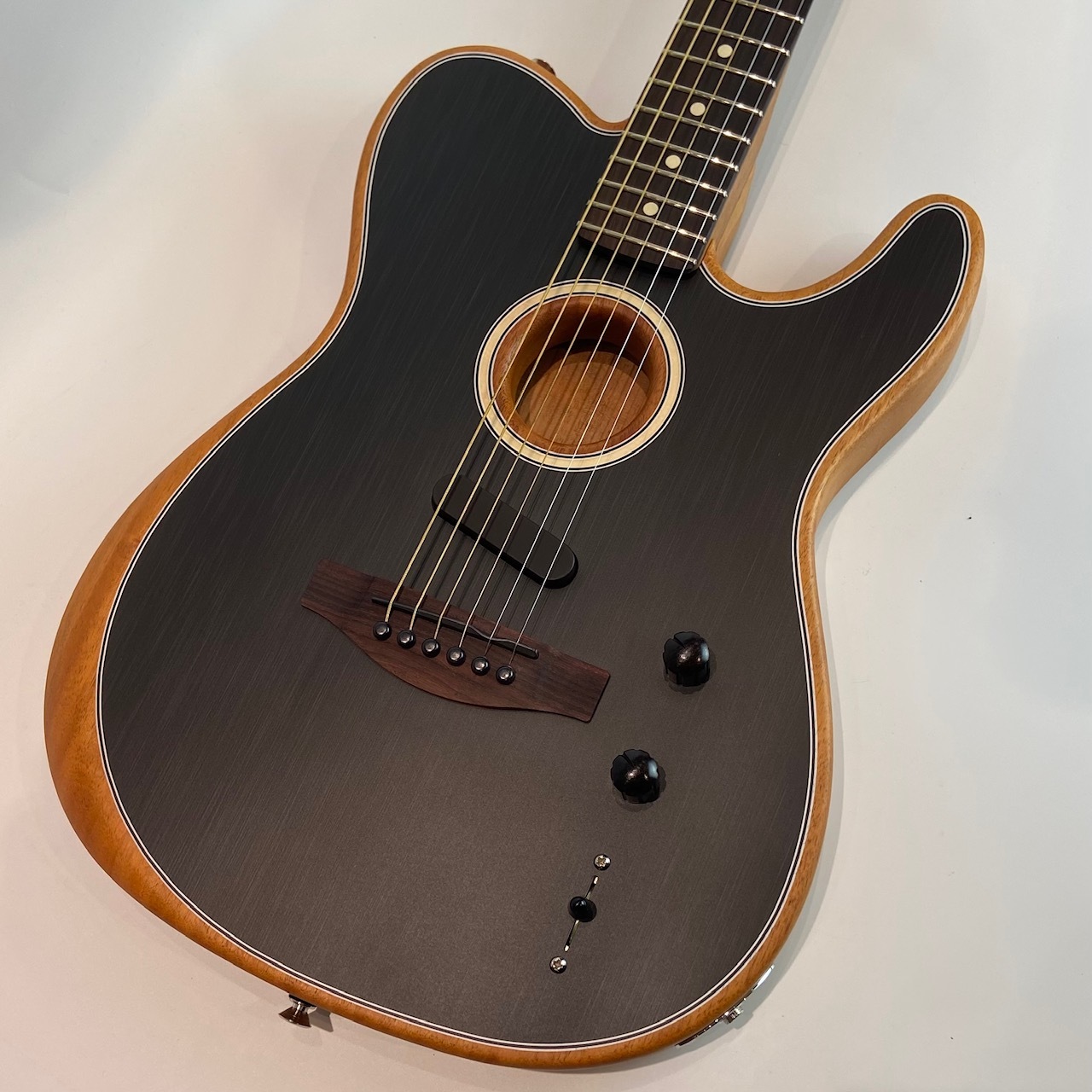 Fender Acoustasonic Player Telecaster Brushed Black エレアコギター