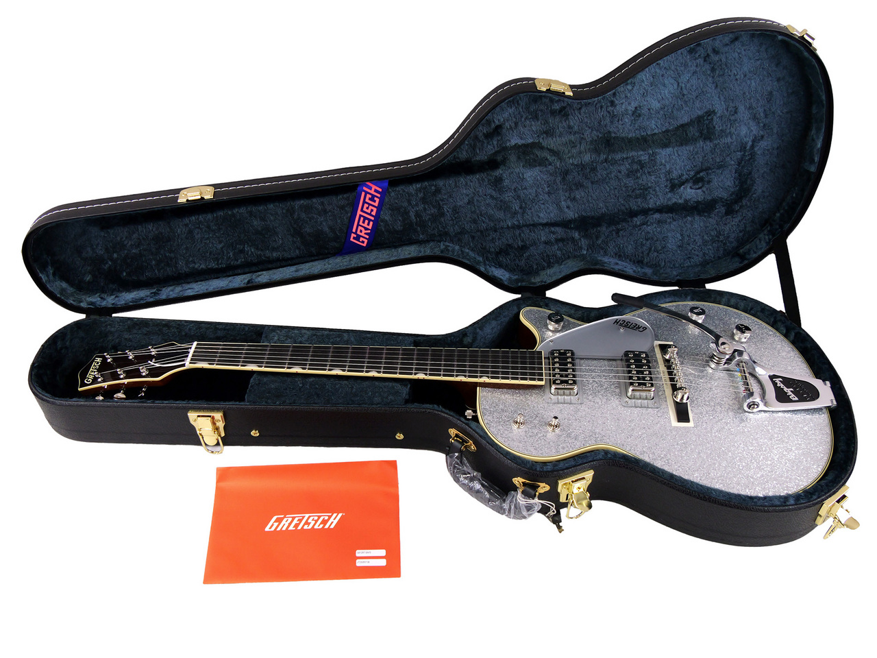 Gretsch G6129T-59 Vintage Select '59 Silver Jet with Bigsby