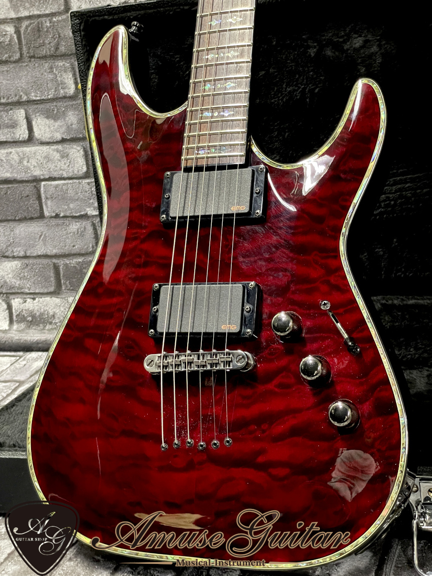 SCHECTER HELLRAISER AD-C-1-HR # Black Cherry 2012年製【EMG 81TW 