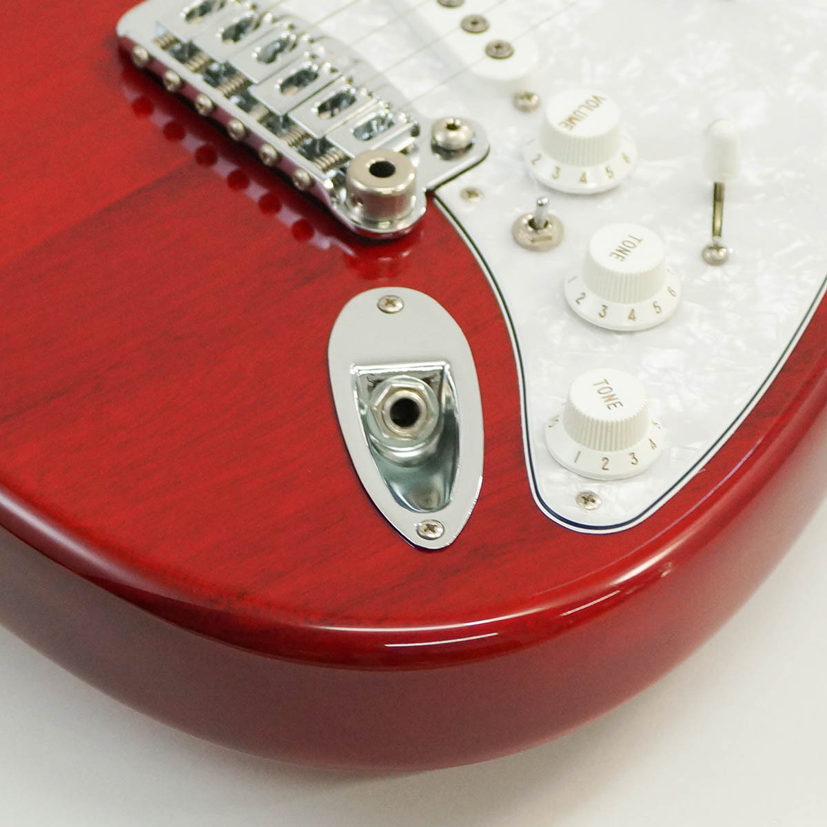 G&L USA 40th Anniversary S-500 (Clear Ruby Red/Caribbean Rosewood