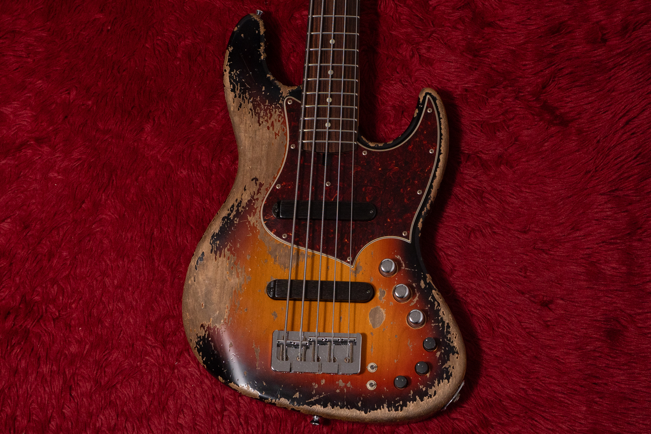 Xotic XJ-1T 5st 3Tone Burst S.H-Aged/Alder/R/B-Style Alum 4.145kg