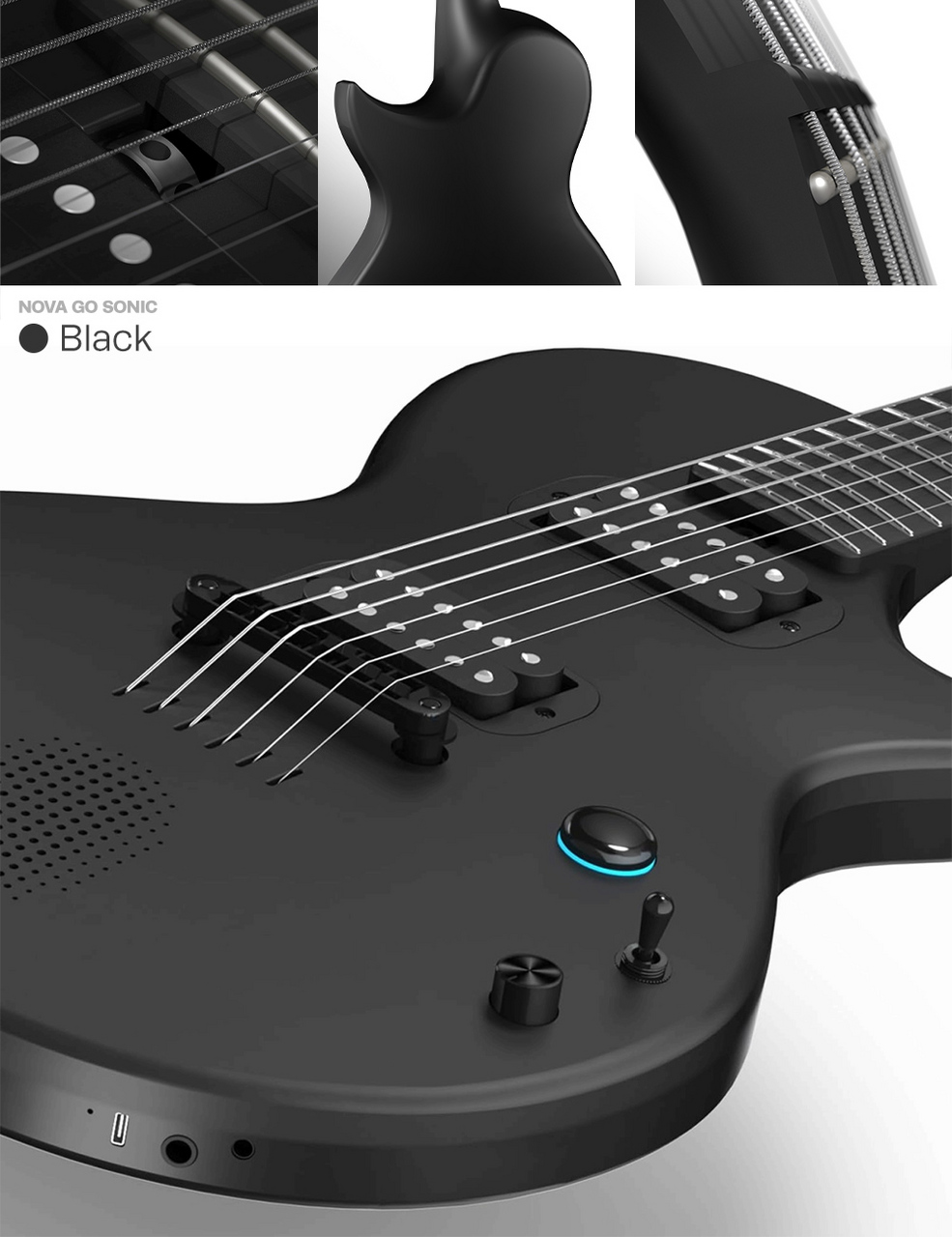 Enya NOVA GO SONIC スタンド付き初心者セット White 次世代アンプ内蔵