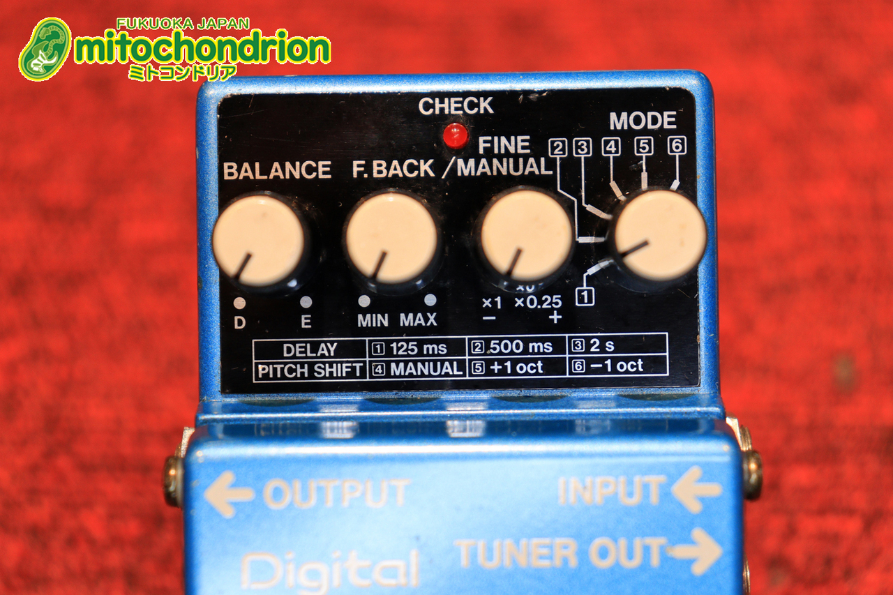 1988年日本製BOSS デジタルピッチシフター/ディレイ PS-2 BOSS 1988年製 PS-2 / Digital Pitch Shifter - Delay【MADE IN