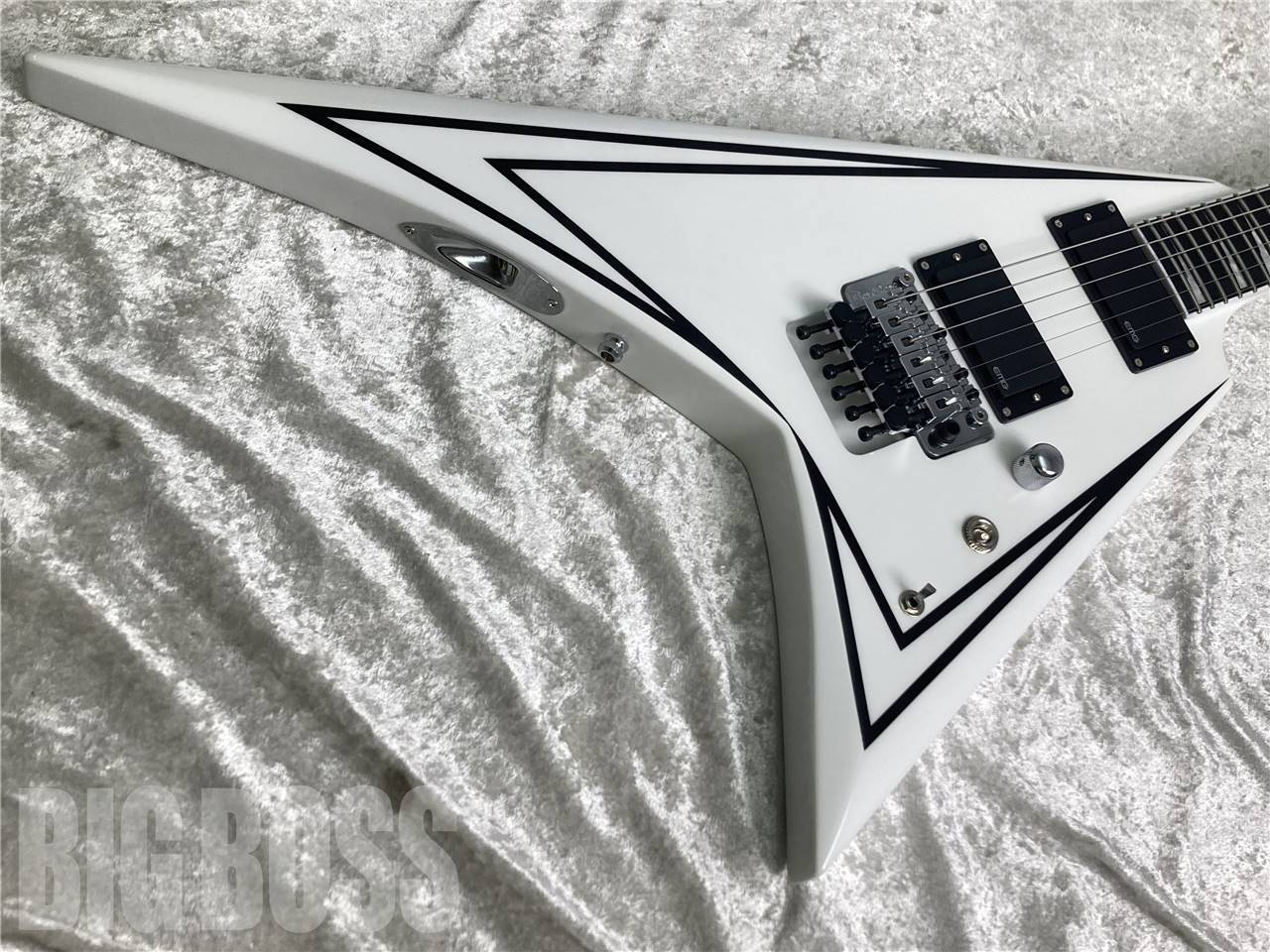 E-II SV White, w/Black Stripes（新品/送料無料）【楽器検索デジマート】