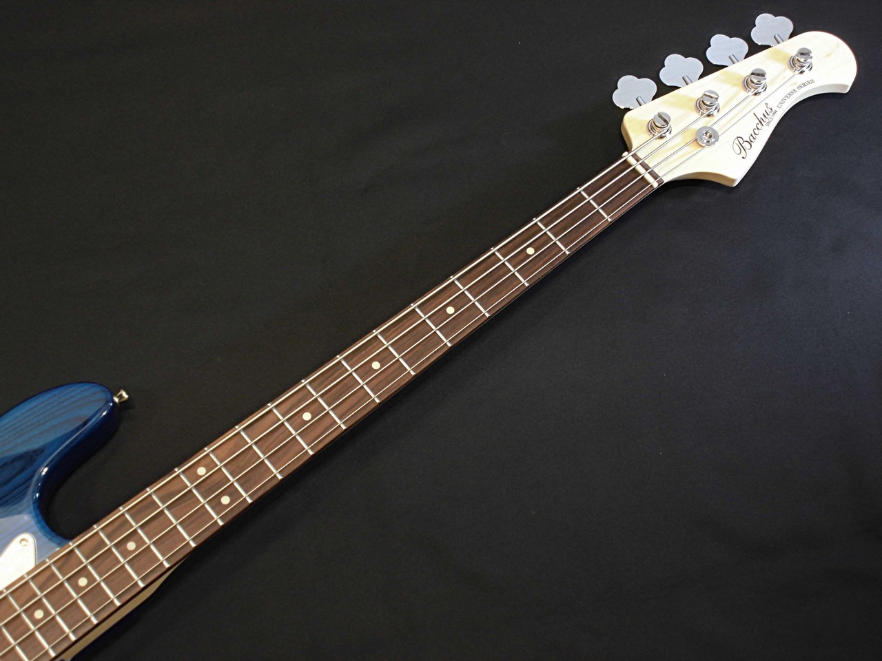 【激レア】Bacchus GL-4U2 アクティブ アッシュボディ ベース Bacchus WJB-500R ASH WH-SM -Univers Series-【アッシュボディ