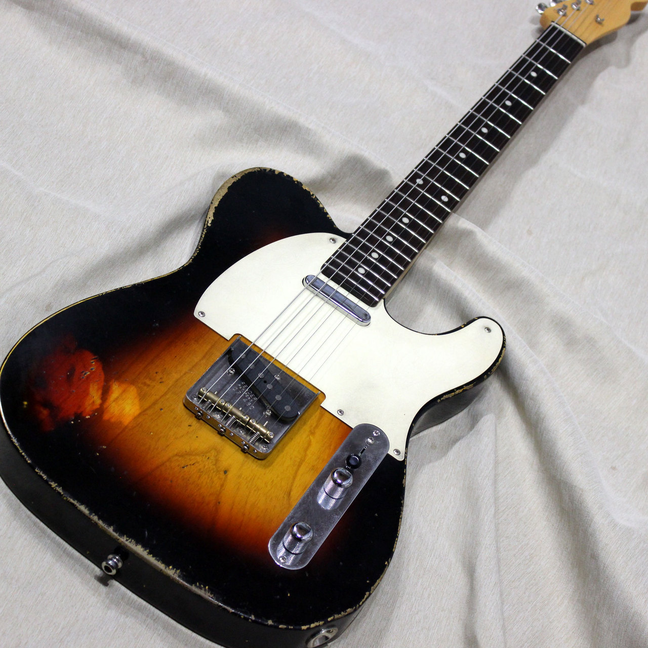MJT Telecaster Sunburst Body Relic (Aegd) + アイモク(愛知