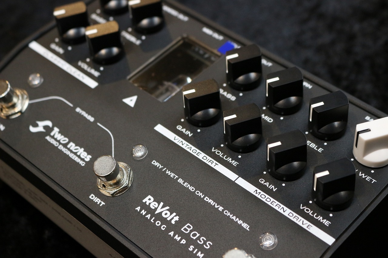 Two Notes ReVolt Bass【真空管搭載アンプシミュレーター&DI】【送料