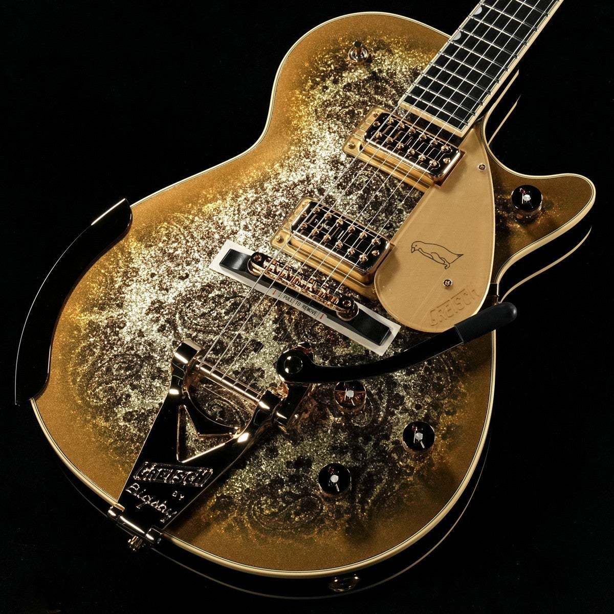 Gretsch G6134TG Limited Edition Paisley Penguin Gold Paisley(重量