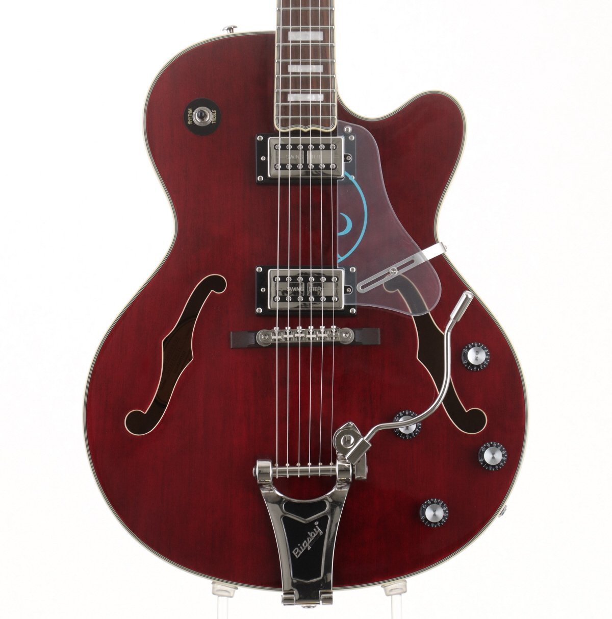 Epiphone セミアコースティックギター 赤　Swingster Epiphone Emperor Swingster Hollowbody with Rosewood Neck in