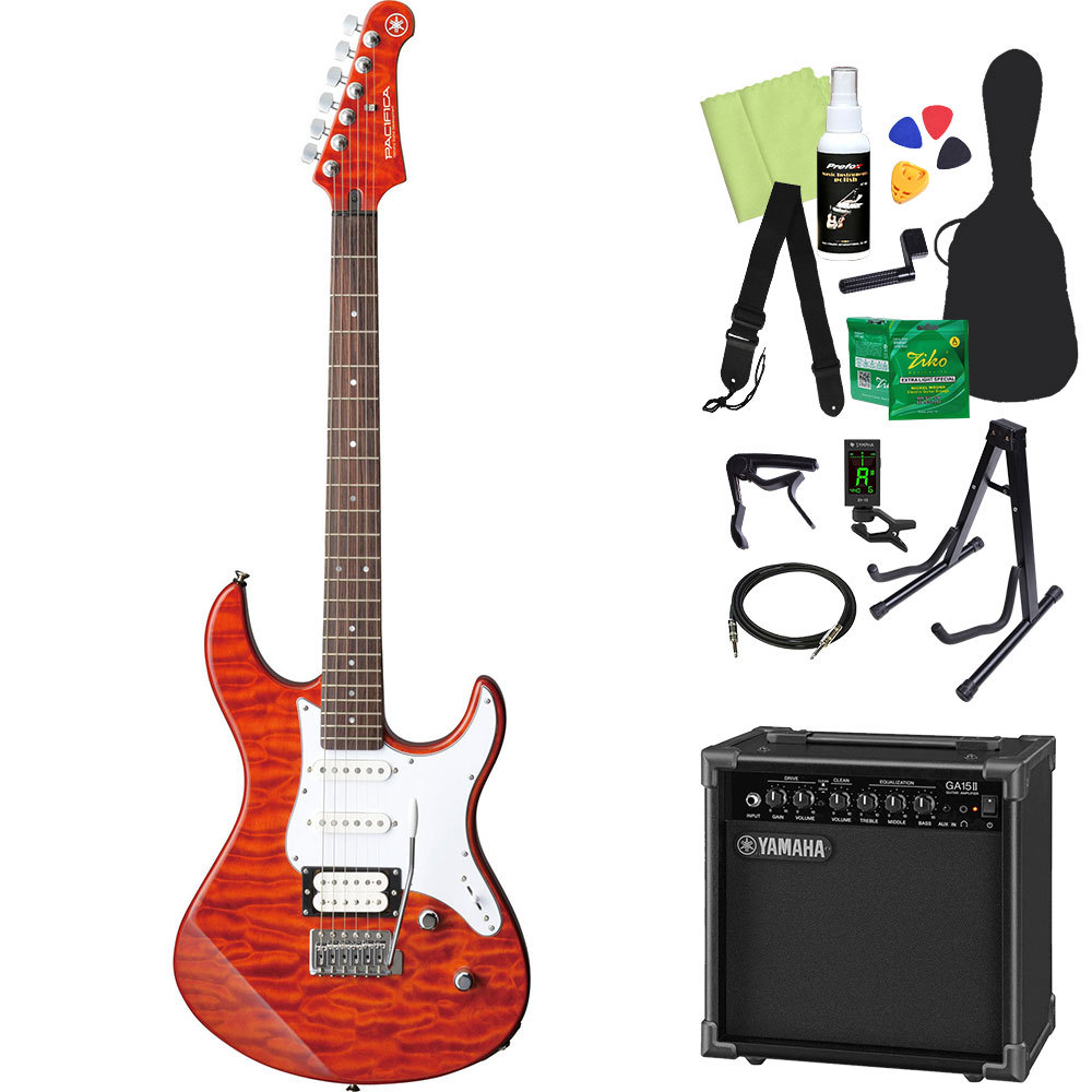 YAMAHA PACIFICA212VQM エレキギター初心者14点セット 【ヤマハ