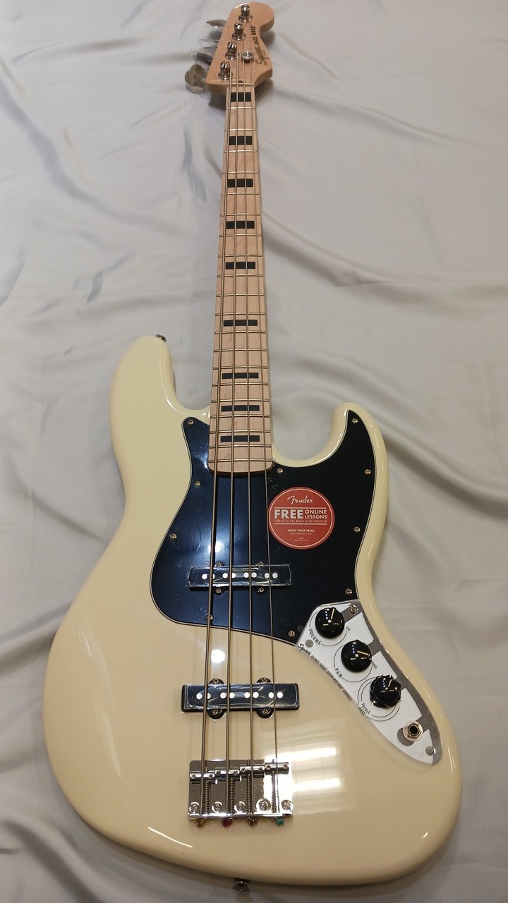Squier by Fender Affinity Series Active Jazz Bass / Olympic White