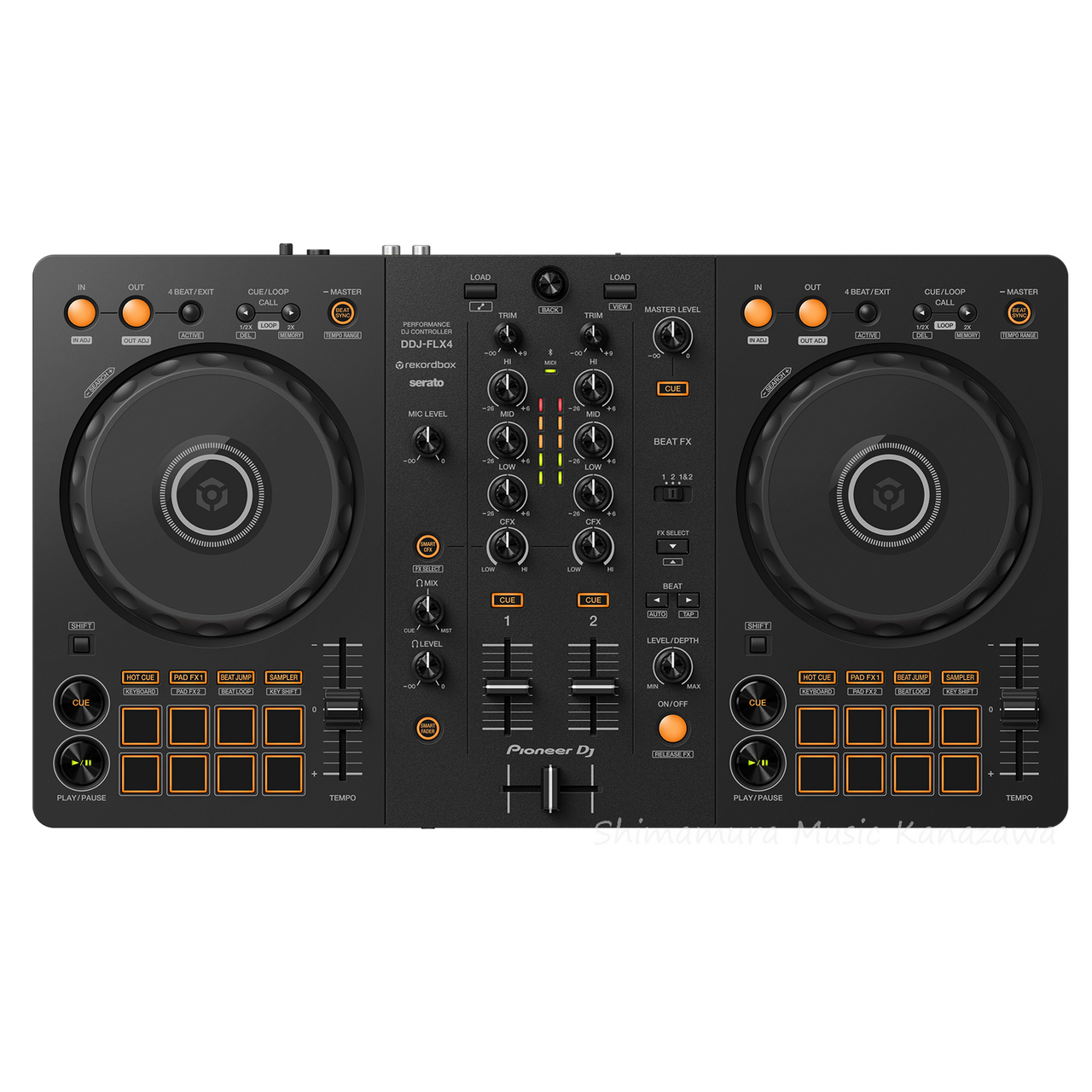 2台 新品) DDJ-FLX4 マルチアプリ対応2ch DJコントローラー-