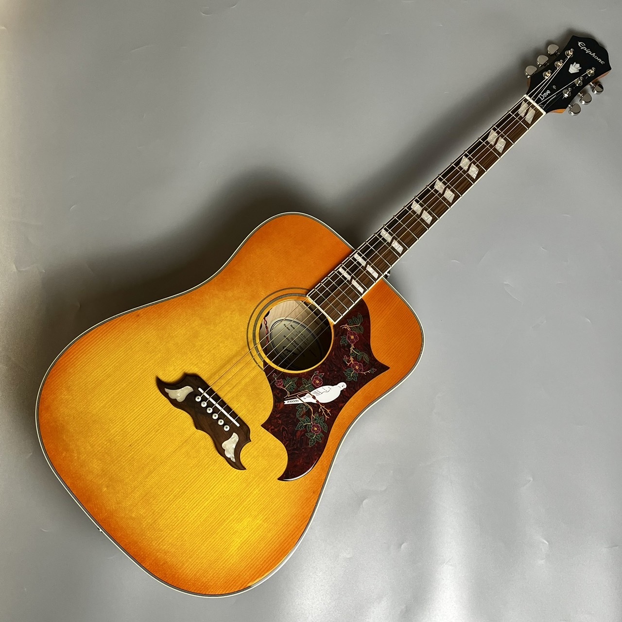 Epiphone DOVE Studio(DOVE Pro) Violinburst ダブ エレアコギター