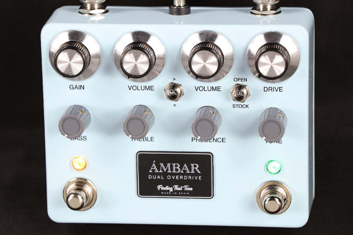 ギター Finding That Tone AMBAR/SONIC BLUE Finding That Tone AMBAR Sonic Blue Dual Overdrive オーバードライブ