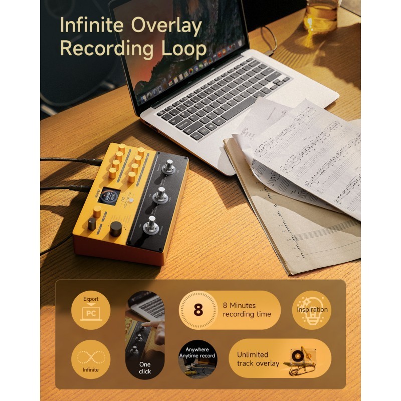 DONNER Acoustic Preamp Loop プリアンプ アコースティックギター用