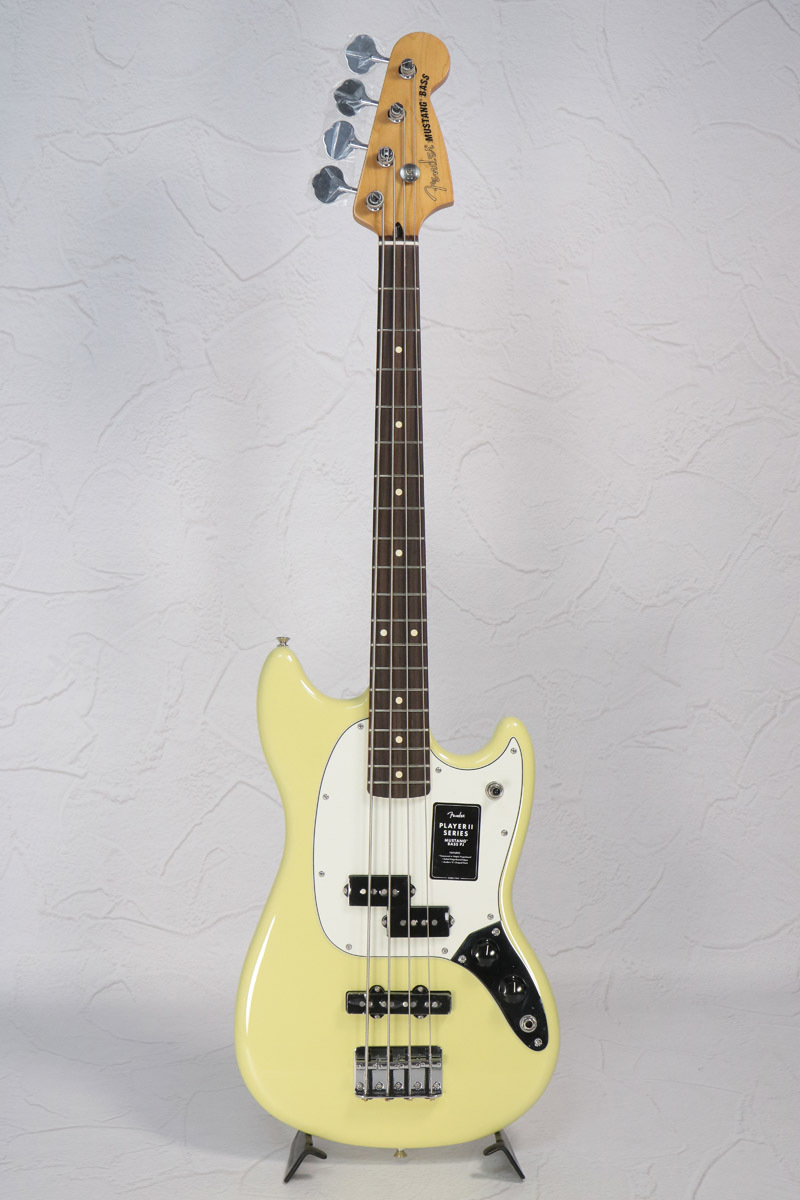 Fender Player II Mustang Bass PJ Rosewood Hialeah Yellow 【S/N