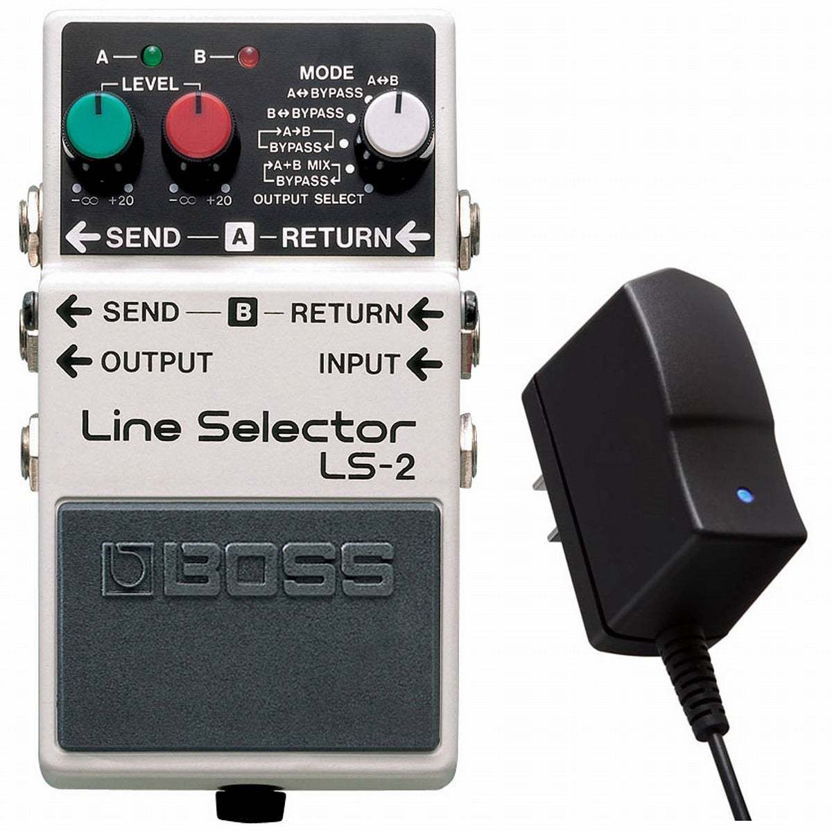BOSS Line Selector LS-2 acアダプター付き BOSS LS-2 Line Selector［純正ACアダプター同時購入セット］ライン