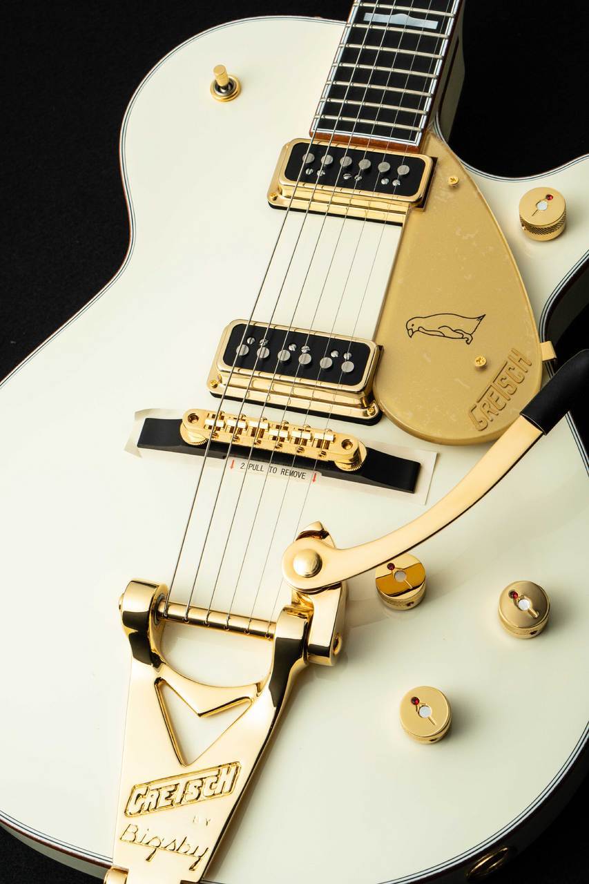 Gretsch G6134TG FSR Penguin with String-Thru Bigsby -Vintage White