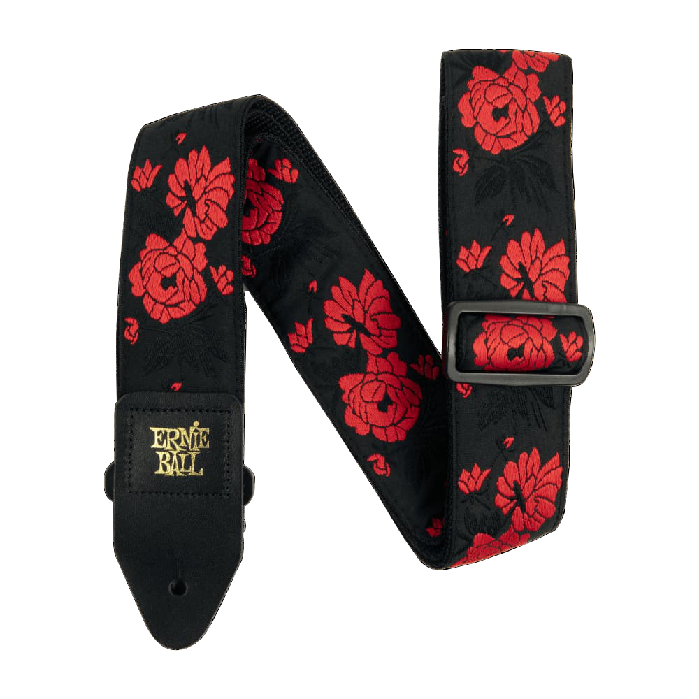 ERNIE BALL アーニーボール 5335 TANGO ROSE Jacquard Strap ギターストラップ