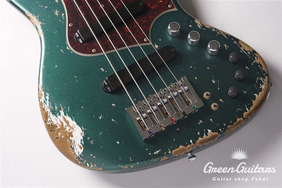 Xotic XJ-1T 5st - Dark Sherwood Green / Heavy Aged / Alder / R