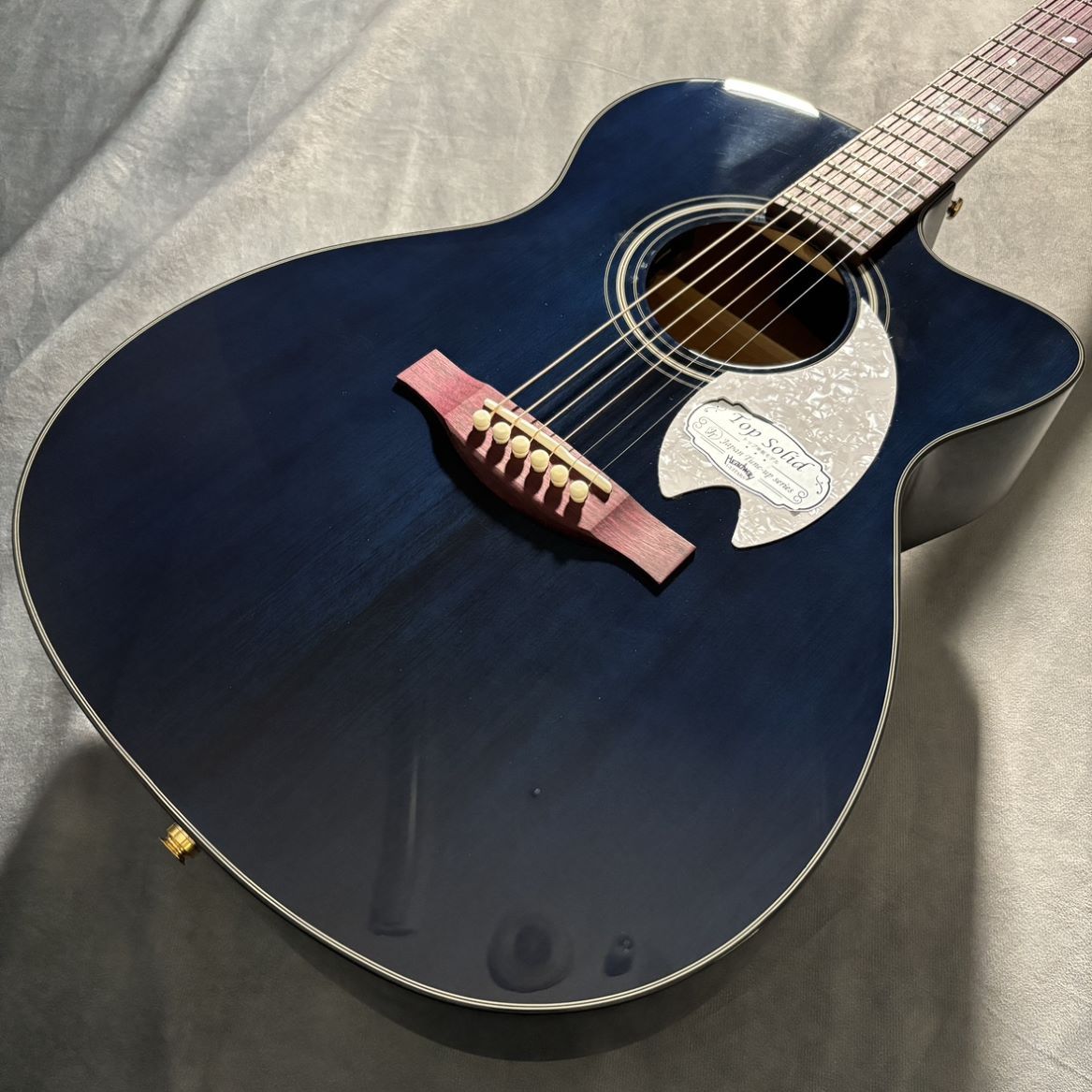 送料込み。ギター  Washlrr Headway SHOC-SAKURA 霞夜桜 アコースティックギター Japan Tune-up