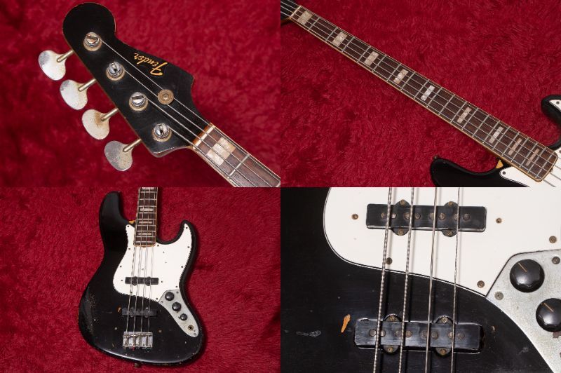 Fender 1968 Jazz Bass Original Black 4.245kg #230469【GIB