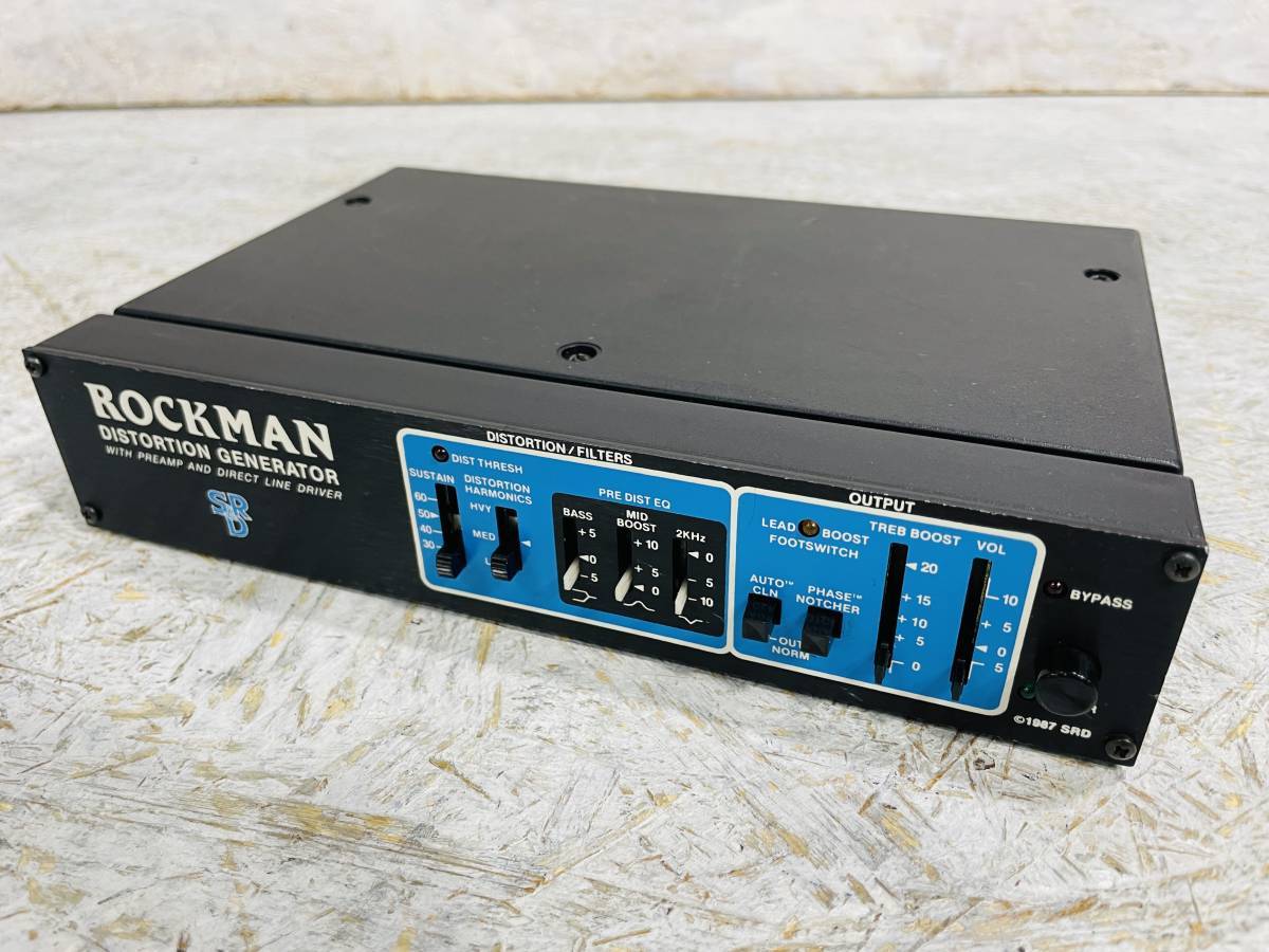 ロックマン ROCKMAN DISTORTION GENERATOR Vintage Rockman Distortion Generator Distortion Effector For