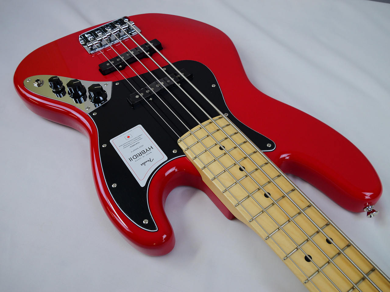 Fender Made in Japan Hybrid II Jazz Bass V (Modena Red