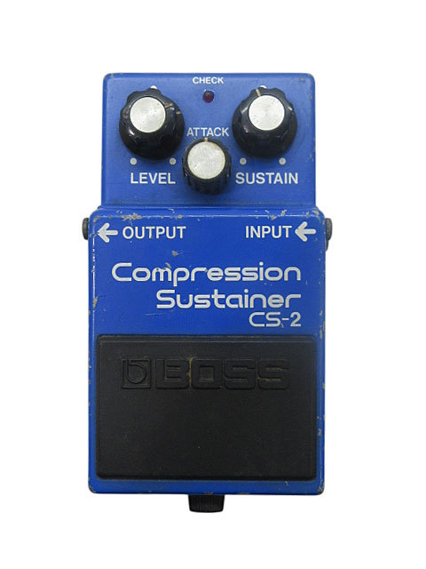 【中古】BOSS コンプレッサー 80年代製 CS-2 日本製 動作確認済み BOSS (ボス) コンプレッサー CS-2｜トレファクONLINE