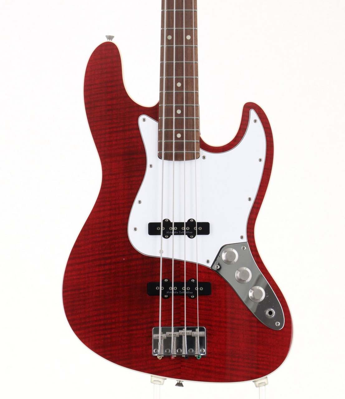 Fender Japan AJB-DMC FLR Flame Red 2007-2010年製【3.97kg】【S/N