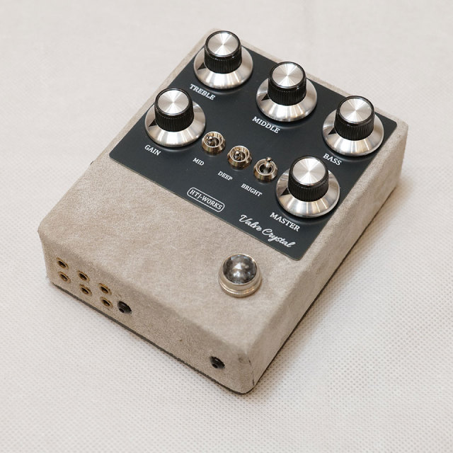 HTJ-WORKS Valve Crystal 12AX7 Tube Preamp Black Top Beige Suede