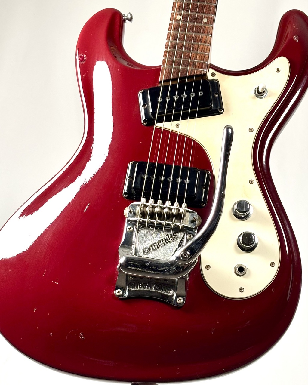 モラレス・Morales＜モズライトモデル＞70年代・日本製・ジャンク扱い Morales 【1960年代製】ZES-300 -Red-【4.30kg】（ビンテージ）【楽器