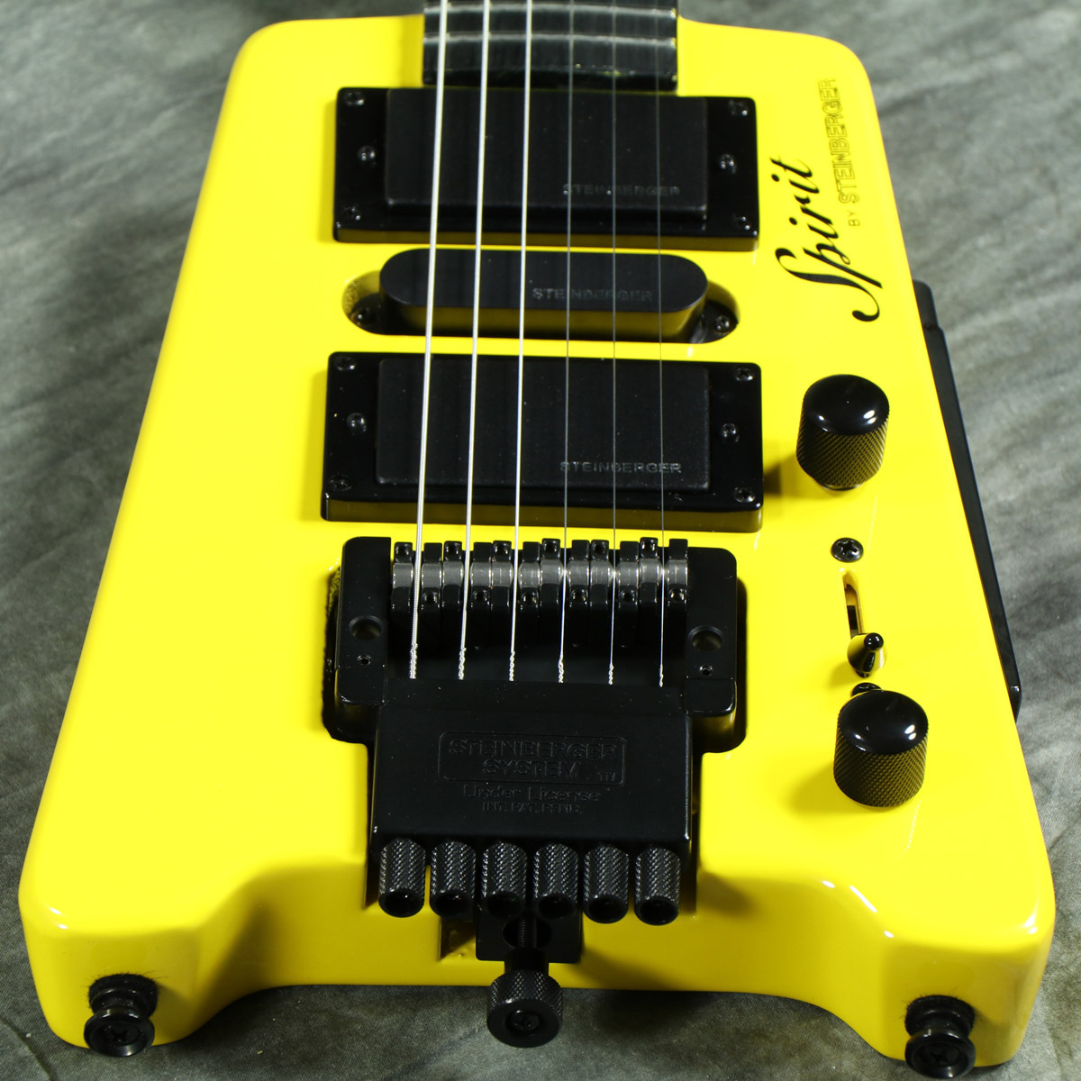 Steinberger Spirit Collection GT-PRO Deluxe Hot Rod Yellow スピリット  【福岡パルコ店】（新品/送料無料）【楽器検索デジマート】