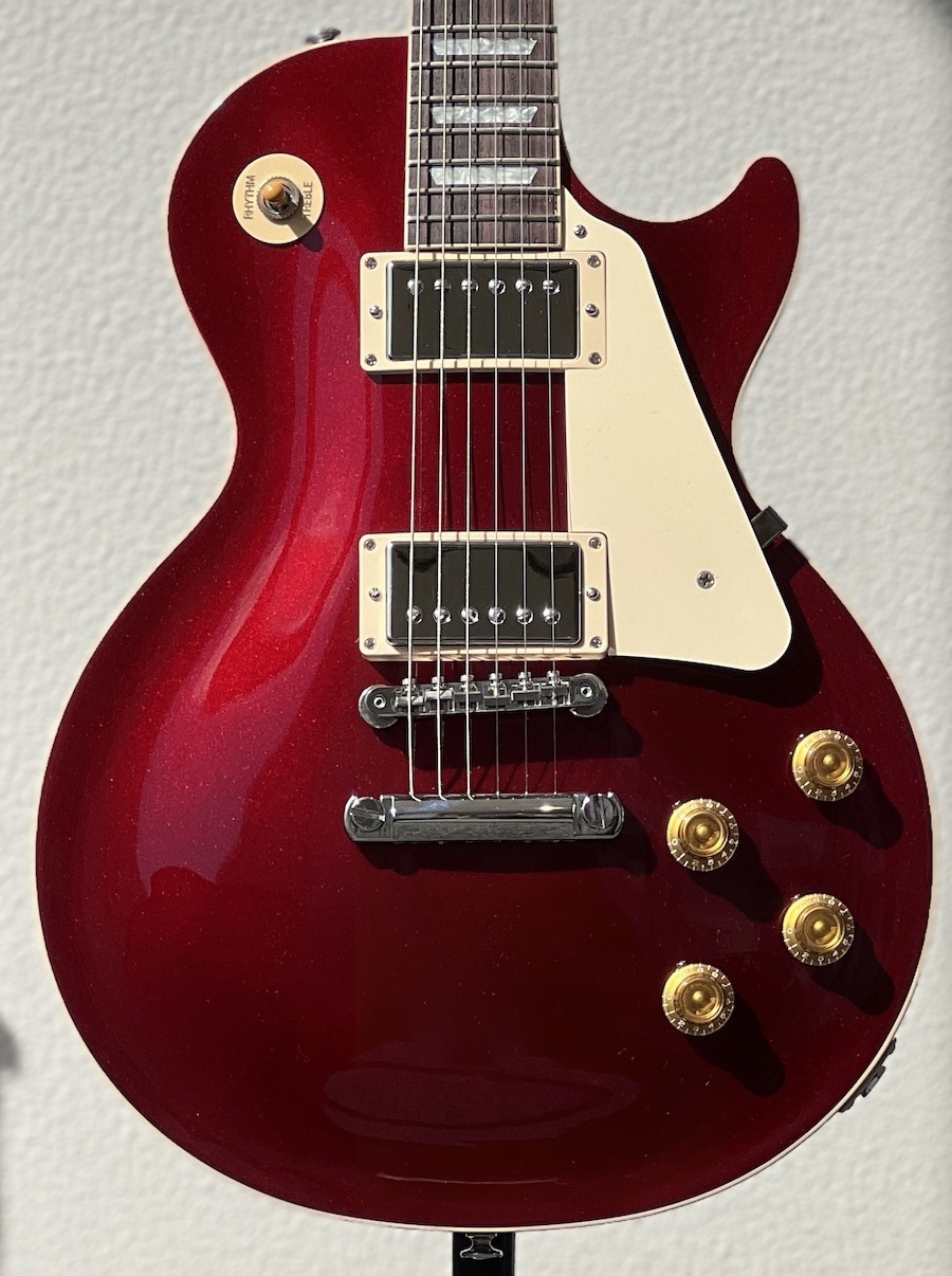 Gibson Custom Color Series Les Paul Standard 50s Plain Top Sparkling Burgundy Top