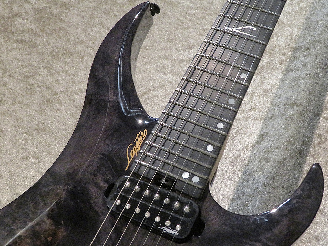 Legator 【ヘッドレス7弦】GHOST G7SS -Black Burl- #IM25060610