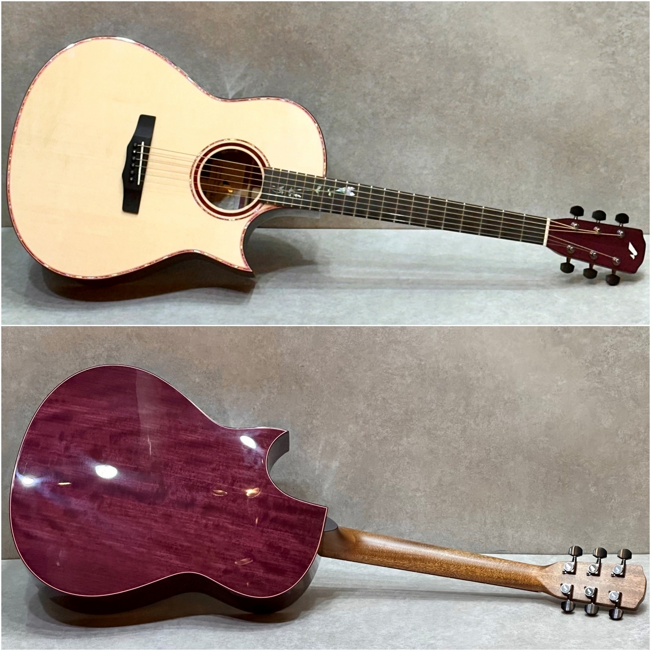 Morris 【現物動画あり】S-104 PH2 #2508014 【極上の銀目杢パープル