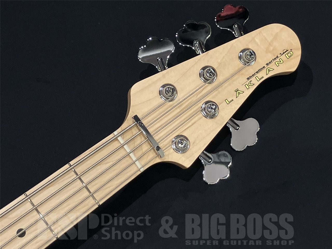 Lakland SL55-94 Deluxe / Amber Translucent / Maple FB（新品/送料