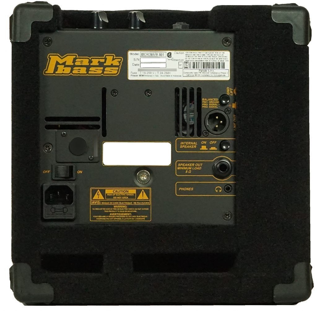 超軽量　50W Markbass　マークベース　ベース用　コンボアンプ Markbass MICROMARK 801 MAK-MICROM8 マークベース 50W 50ワット