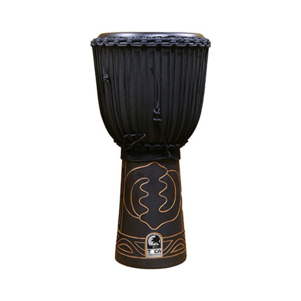 TOCA トカ ABMD-12 Black Mamba 12インチ Wood Djembe w/Bag and Djembe Hat ジャンベ バッグ 付き（新品/送料無料）【楽器検索デジマート】